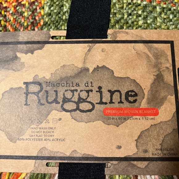 🌸💕 Sale Last one Citrus Chamomile Chunky plaid yarn throw Blanket - Picture 7 of 7